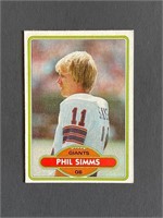 1980 Topps #225 Phil Simms RC EX-MT