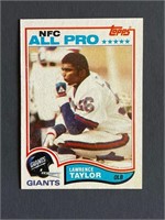 1982 Topps #434 Lawrence Taylor RC NM-MT Nice!!