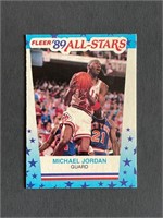 1989 Fleer All Star Sticker 3 Michael Jordan EX-MT