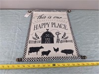Studio M Happy Place Tapestry (18" x 12")