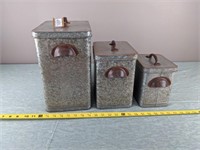 Mud Pie Tin Canister Set
