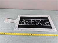 Mud Pie Small Paddle Chalkboard (20" x 12")
