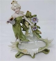 Antique Porcelain Nymph Figurine - D