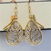 $200 Silver Diamonds(0.2ct) Earrings