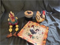 Lot of Rooster Collectibles