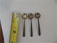 Westmorland Sterling Silver Salt Spoons Set of 3
