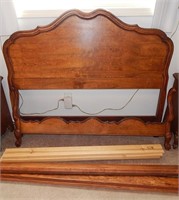 Nice Full Size Wood Bed Frame Regency Style