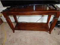 Modern Wood TV Stand Sofa Table Shelf