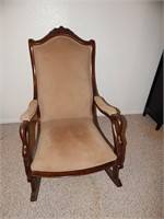 Victorian Style Swan Neck Rocking Chair