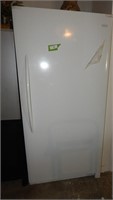Large Frigidaire White Upright Freezer, Excellent
