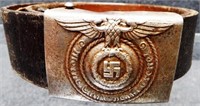 WWll German Military Belt Buckle with Belt