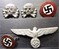 (5) WWll German Military Pins