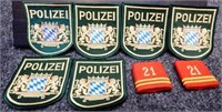 (5) German Polizei (Police) Patches & More