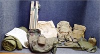 Military Canteens, Backpack, Shovel, Cot & More