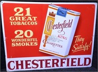 Chesterfield Cigarettes / Tobacco Tin Sign