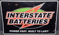 Interstate Batteries Metal Advertising Sign