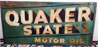 Quaker State Motor Oil Advertising Sign