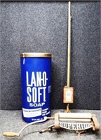 Lan-O-Soft Soap Drum, Wringer & Floor Waxer