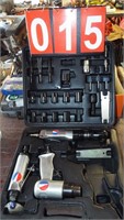 Set of Pneumatic Tools incl. Wrench, Drill, Chisel