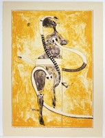 Fritz Scholder Lithograph #23/50 "Snake Charmer"