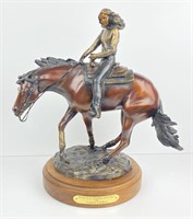 Cammie Lundeen  Bronze On Wood Base #10/36