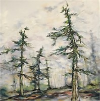 Susan Mowery, oil on canvas “Enchanted Forest”