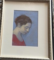 Fred Ross, pastel "Portrait of a Ballerina".