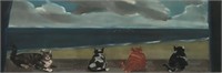 Gerard Collins oil on canvas “Panaromic Seascape