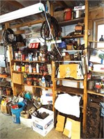 Lg. Picker's Lot Shelves of Parts & Miscellaneous