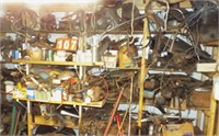 Picker's Lot, Shelves Full of Parts, Pieces, &