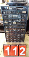 Parts Cabinet w/ Contents & Magnetic Parts Tray