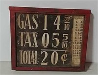 Small gas billboard