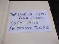BOOK OF RIFLES