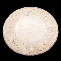 KIRK STERLING REPOUSSE PLATE