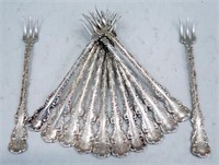 WHITING LOUIS XV COCKTAIL FORKS (12)