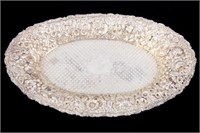 STERLING REPOUSSE BREAD TRAY