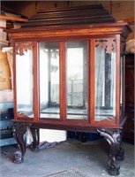 VICTORIAN STYLE LARGE DISPLAY CASE