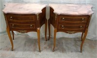 LOUIS XV STYLE (2) DRAWER STAND