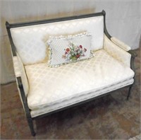 LOUIS XV SETTEE & (2) PROVINCIAL CHAIRS
