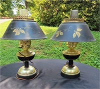 Vintage Lantern Style Table Lamps