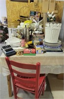 Assortment of Home Decor & Chair