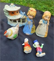 Assortment of Porcelain Collectible Pieces