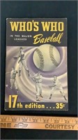 Who’s who in baseball 1949 17th edition