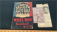 Who’s Who in Baseball 1946 14th edition