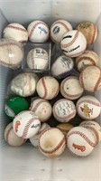 24 misc baseballs