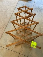 wooden drying rack