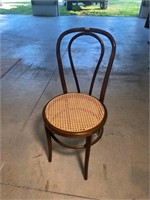 bentwood cane chair