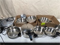 stainless elect. skillet & more