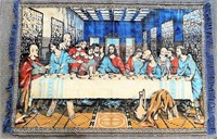 LIKE NEW- vintage tapestry 4x6ft Last supper