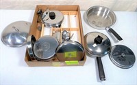 misc stainless pans